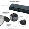 WANXIN Portable Eyeglass Case Eyeglasses Bag for Reading Glasses Spectacles and Small Sunglasses, Sturdy Pocket Size Cases (black) view 2