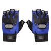 IPENNY Mens Womens Workout Gloves Unisex Half Finger Cycling Gloves Breathable Stretchy Cycling Gloves Non-Slip Short Finger Sport Gym Gloves for Hiking Training Climbing Bike Riding Running view 2