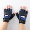 IPENNY Mens Womens Workout Gloves Unisex Half Finger Cycling Gloves Breathable Stretchy Cycling Gloves Non-Slip Short Finger Sport Gym Gloves for Hiking Training Climbing Bike Riding Running view 3