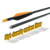 29/30/31Inch Archery Carbon Arrow 400/500/600 Spine Hunting Arrows with 100 Grain Practice Shooting Pro Arrows Head for Compound Bows and Recurve Traditional Long Bow (Pack of 12) (30 Inch,Spine 600) view 2