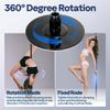 VIVOHOME 45mm Portable Spinning Dance Stripping Pole for Home Fitness Black view 4