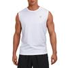 M MOTEEPI Mens Tank Top Undershirt Workout Swim Shirts Sleeveless Gym Tee Shirts 3 Pack Black/Grey/White S view 2