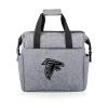 Picnic TIME NFL Atlanta Falcons On The Go Lunch Bag - Soft Cooler Lunch Box - Insulated Lunch Bag, (Heathered Gray) view 1