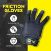 Disc Sports Gloves - Rubberized Palm and Fingers for Amazing Grip on All Your Throws - Perfect for Driving & Putting - Play Your Best in Any Weather - Adult Medium view 2