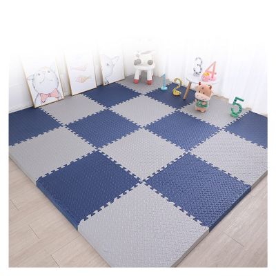 AYLYHD Foam Floor Mat Splicing Child Climbing Mat Bedroom Tatami Thickened Crawling Mat Sponge Colourful Floor Protection Mats, 4 Colors (Color : A, Size : 60x60x2.5cm-9pcs)