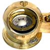 Antique Vibes Sailor Brass Compass Ship/Boat Gimbals Binnacle Oil Lamp Floating Dial Collectible, Father Gifts, Travelling Equipment view 3
