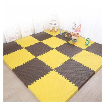 AYLYHD Foam Floor Mat Splicing Child Climbing Mat Bedroom Tatami Thickened Crawling Mat Sponge Colourful Floor Protection Mats, 4 Colors (Color : B, Size : 60x60x1.2cm-6pcs)