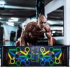 SHENKYPortable Push Up Board System, 14-in-1 Body Building Exercise Tools Workout Push Up Stands, Push Up Workout Board Training view 3