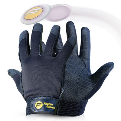Disc Sports Gloves - Rubberized Palm and Fingers for Amazing Grip on All Your Throws - Perfect for Driving & Putting - Play Your Best in Any Weather - (Adult Small)