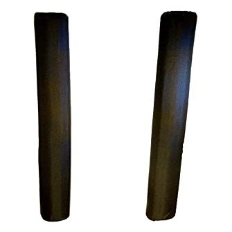 Tantrum Tow Ropes 48" Pair of Black Boat Trailer Guide Pole Pad and Cover - 900D Heavy Duty UV Fade Proof Canvas -Sold in Pairs - Made in USA