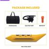 Heavy Duty Inflatable Banana Towable Tube for Boating with 3 Seats and Electric Blower view 4