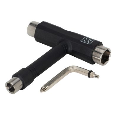 V N L A Skate Tool for Roller Skates Five-in-one T Tool Accessory with Allen Key and Philips Head and Three Sockets Sizes