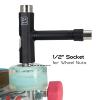 V N L A Skate Tool for Roller Skates Five-in-one T Tool Accessory with Allen Key and Philips Head and Three Sockets Sizes view 4