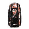 Boombah Beast Rolling Bat Bag - 40" x 14" x 13" - Digital Camo Black/Orange - Holds 8 Bats, Glove and Shoe Compartments view 1