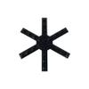 FRESHe Snowboard Stomp Pad - Snowflake Spike Pattern - Specialized Stomp Pad Designed for Better Grip & Adhesion to Snowboards - Black view 1