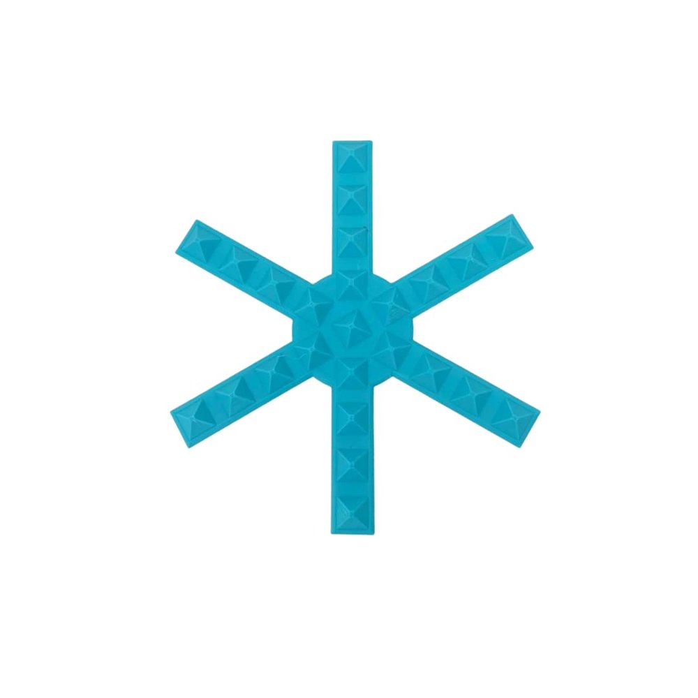 FRESHe Snowboard Stomp Pad - Snowflake Spike Pattern - Specialized Stomp Pad Designed for Better Grip & Adhesion to Snowboards - Teal