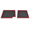 Xtreme Mats Dash Mats and Golf Cart Cubby Inserts Compatible with ICON/Advanced EV - RED Trim - Surface Protection for Golf Car Dash Areas view 3