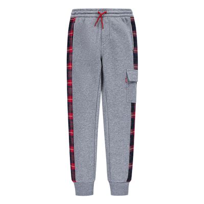 Levi's Boys' Soft Knit Jogger Pants, Dark Grey Heather, 2T