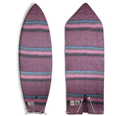 Baja Wey Mexican Blanket Surfboard Bag (Pinks, 5'8inch Fish)(101)