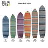 Baja Wey Mexican Blanket Surfboard Bag (Brown/ Purple, 5'8In Fish), 101, Purple/ Brown, 5'8In Fish view 2