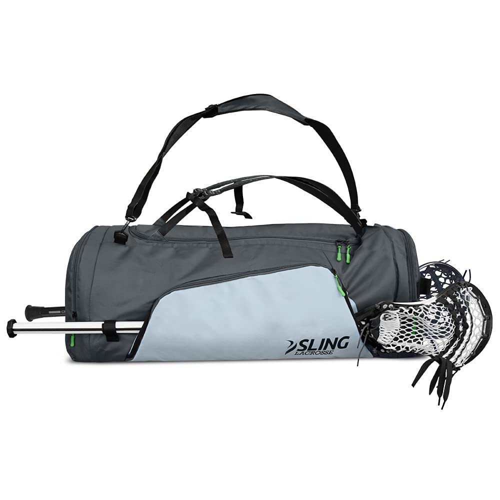 Lacrosse Bag Hybrid XL - Use as a Backpack or Duffel Bag, Holds 2 Sticks and All of Your Gear with a 75L Capacity