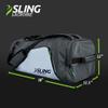 Lacrosse Bag Hybrid XL - Use as a Backpack or Duffel Bag, Holds 2 Sticks and All of Your Gear with a 75L Capacity view 3