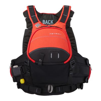 Astral GreenJacket Life Jacket - Comfortable USCG Type V PFD Adult Life Vest for Rescue, Sea, SUP, & Whitewater - Orange - Large/X-Large