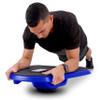 GoSports Fitness Core Hub Plank Board with Smart Phone Integration for Full Body Workouts, Blue view 1