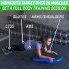 GoSports Fitness Core Hub Plank Board with Smart Phone Integration for Full Body Workouts, Blue view 2