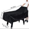 MD Sports Air Hockey Table Protective High Density Oxford Water Resistant Cover, Black (8 Feet x 6 Feet), (BL800Y21008) view 3