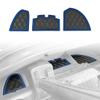 Xtreme Mats Dash Mats and Golf Cart Cubby Inserts for Club Car Tempo/Precedent/Onward 2025 and Prior - Surface Protection for Golf Car Dash Areas - Double Diamond Rubber Dashboard Liners view 3