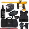 Action Village Empire Axe 2.0 Level 2 Protector Paintball Gun Package Kit (Dust Gold/Dust Gold, Glove Size: Small/Medium)