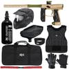 Action Village Empire Axe 2.0 Level 2 Protector Paintball Gun Package Kit (Dust Tan/Dust Olive, Glove Size: Small/Medium)