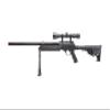 Airsoft Bolt Action Spring Sniper, 470 FPS, Full Metal, 3-9x40mm Scope and Bipod Included - Black view 2