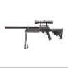 Airsoft Bolt Action Spring Sniper, 470 FPS, Full Metal, 3-9x40mm Scope and Bipod Included - Black view 3