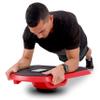 GoSports Fitness Core Hub Plank Board with Smart Phone Integration for Full Body Workouts - Blue or Red view 1