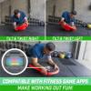 GoSports Fitness Core Hub Plank Board with Smart Phone Integration for Full Body Workouts - Blue or Red view 3