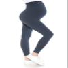Leggings Depot Women's Maternity Leggings Over The Belly Pregnancy Casual Yoga Tights (Charcoal, X-Large) view 1
