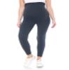 Leggings Depot Women's Maternity Leggings Over The Belly Pregnancy Casual Yoga Tights (Charcoal, X-Large) view 2