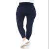 Leggings Depot Women's Maternity Leggings Over The Belly Pregnancy Casual Yoga Tights (Navy, Small) view 3