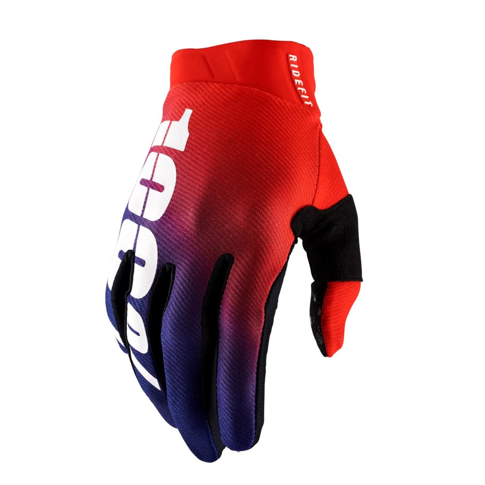 100% RIDEFIT Motocross Gloves - MX Dirt Bike & Powersport Riding Gear for Men