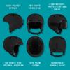 Comstock Kids Ski & Snowboard Helmet With ABS Shell, EPS Impact Protection & 10 Cooling Vents - Adjustable Winter Sports Gear, Goggle Clip view 2