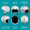 Retrospec Comstock Youth Ski & Snowboard Helmet for Kids - Durable ABS Shell, Protective EPS Foam & Cooling Vents - Adjustable Fit for Boys & Girls - Matte White, 52-55cm Small view 2