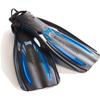 Sherwood Elite Open Heel Fins (Small, Steel Blue) view 1