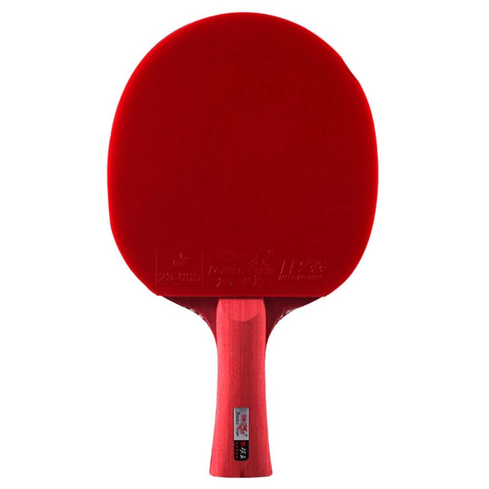 LINGOSHUN Table Tennis Bat Carbon,Performance-Level Ping Pong Paddle Set Ideal for Intermediate/Professional Players / 5 Stars/Long Handle