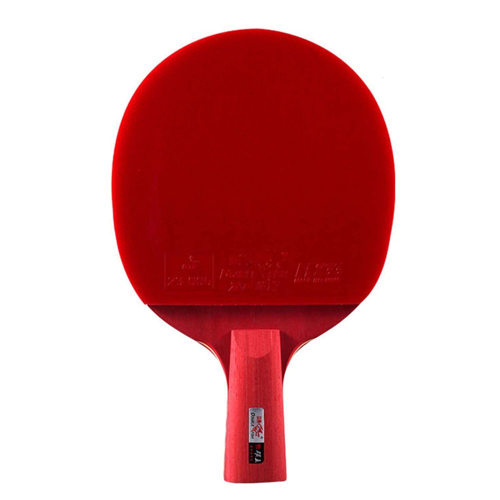 LINGOSHUN Table Tennis Bat Carbon,Performance-Level Ping Pong Paddle Set Ideal for Intermediate/Professional Players / 5 Stars/Short Handle