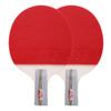 LINGOSHUN Ping Pong Paddle Set,2 Player Recreational Table Tennis Racket Set,Amateur Training, ITTF Approved Rubber/Double/B view 1