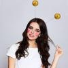 Sintege Halloween Alien Headband and Metallic Flared Pleated Skater Skirt for Costumes Supplies(Large Skirt,Gold) view 4