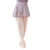 Daydance Light Grey Women Ballet Skirts Adult Sheer Chiffon Over Scarf for Dancing view 4