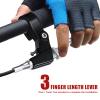 Boao Complete V-Type Bike Brake Set, Front and Rear Bike MTB Brake Inner and Outer Cables and Lever Kit Includes Calipers Levers Cables (Silver) view 4